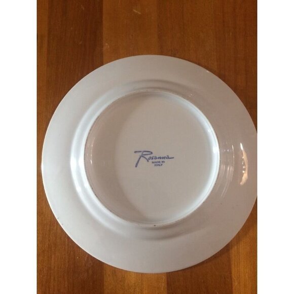 Rosanna 8" Plates Wine Chateau Haul-Bages & Lafaurie-Peyraguey Set Of‎ 2 Italy - Picture 9 of 10